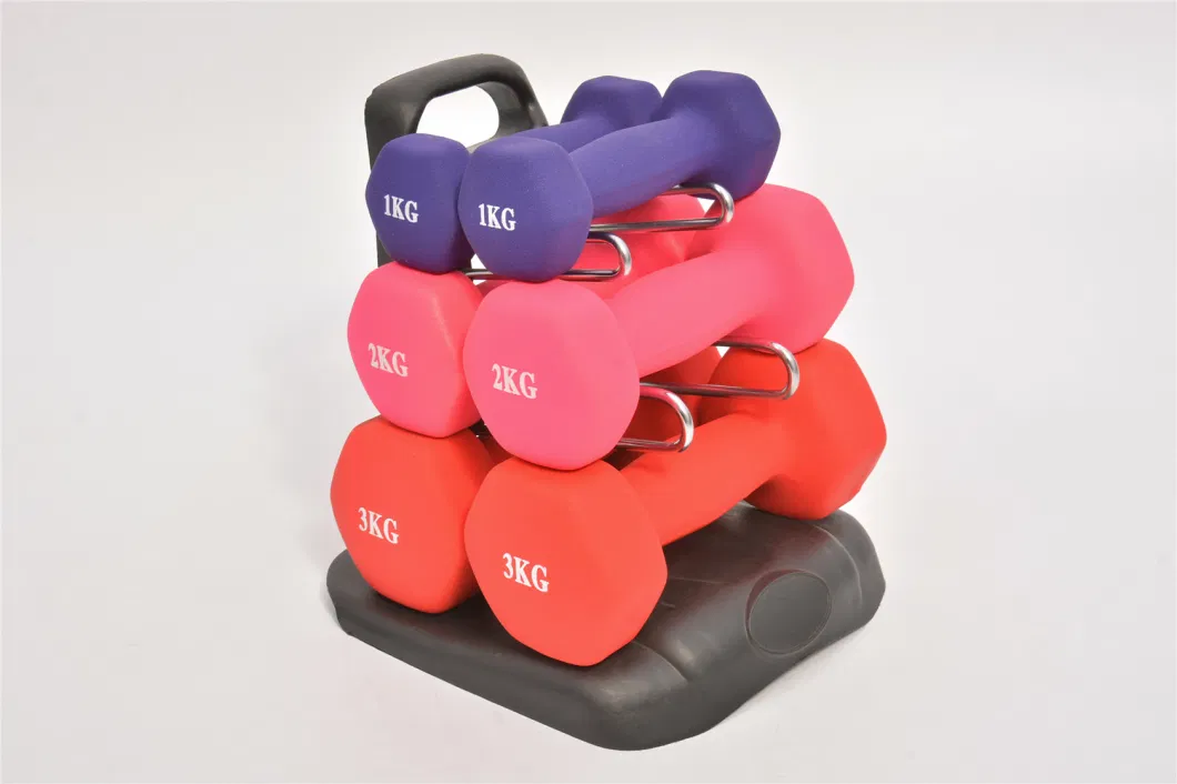 Supplies for Exercise, Workout, Weight Loss, Body Building - for Men, Women, Seniors, Teens, and PE Coated Environment Friendly Dumbbell Set