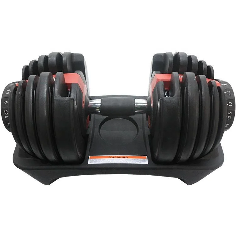 2kg Increments 16kg 20kg 32kg 36kg Adjustable Dumbbell Weights with Rack