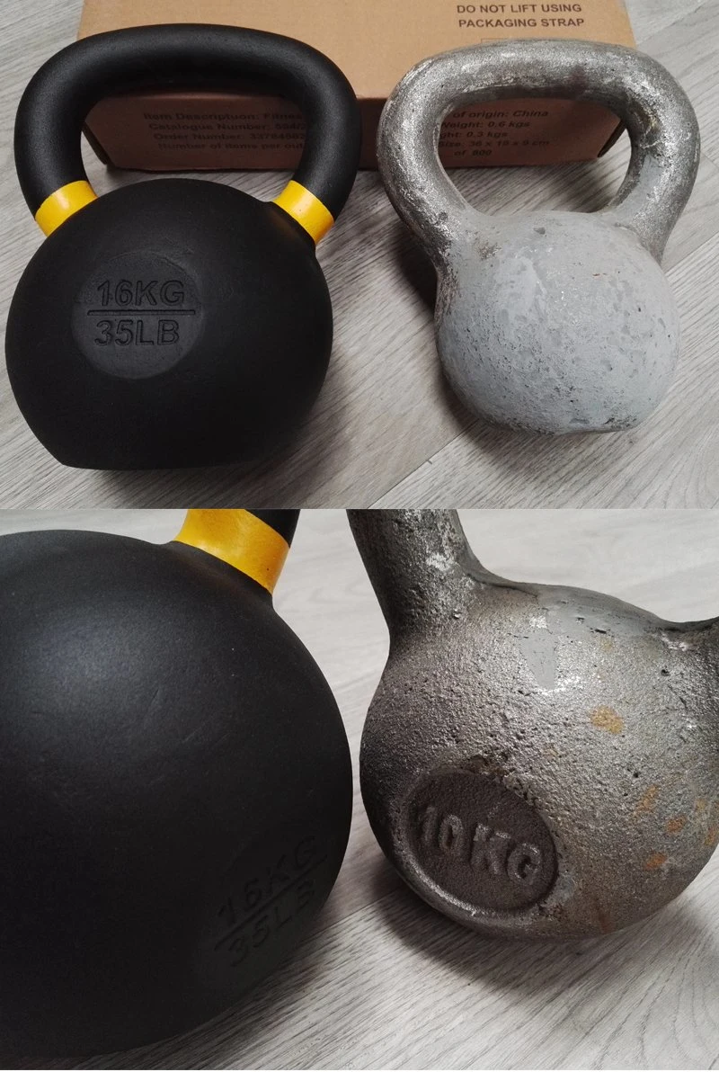 Manufacturer Gym Equipment Sport Competition Kettle Bell Set Lb and Kg Body Building Fitness Cast Iron Kettlebells