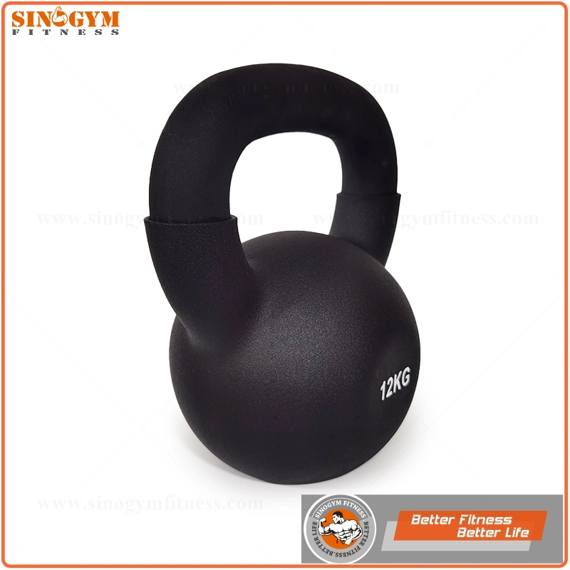 Powder Coated Grip Neoprene Body Cast Iron Kettlebell