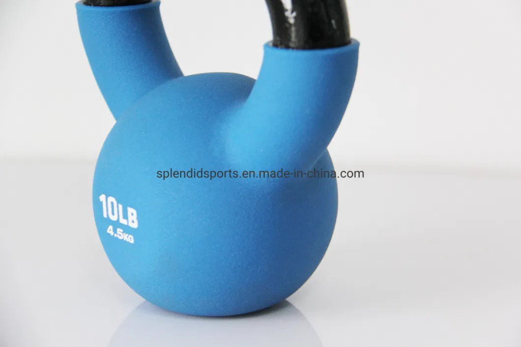 High Quality Free Weight Fitness Wholesale Gym Equipment Custom Cast Iron Fitness Neoprene Dipping Kettlebell