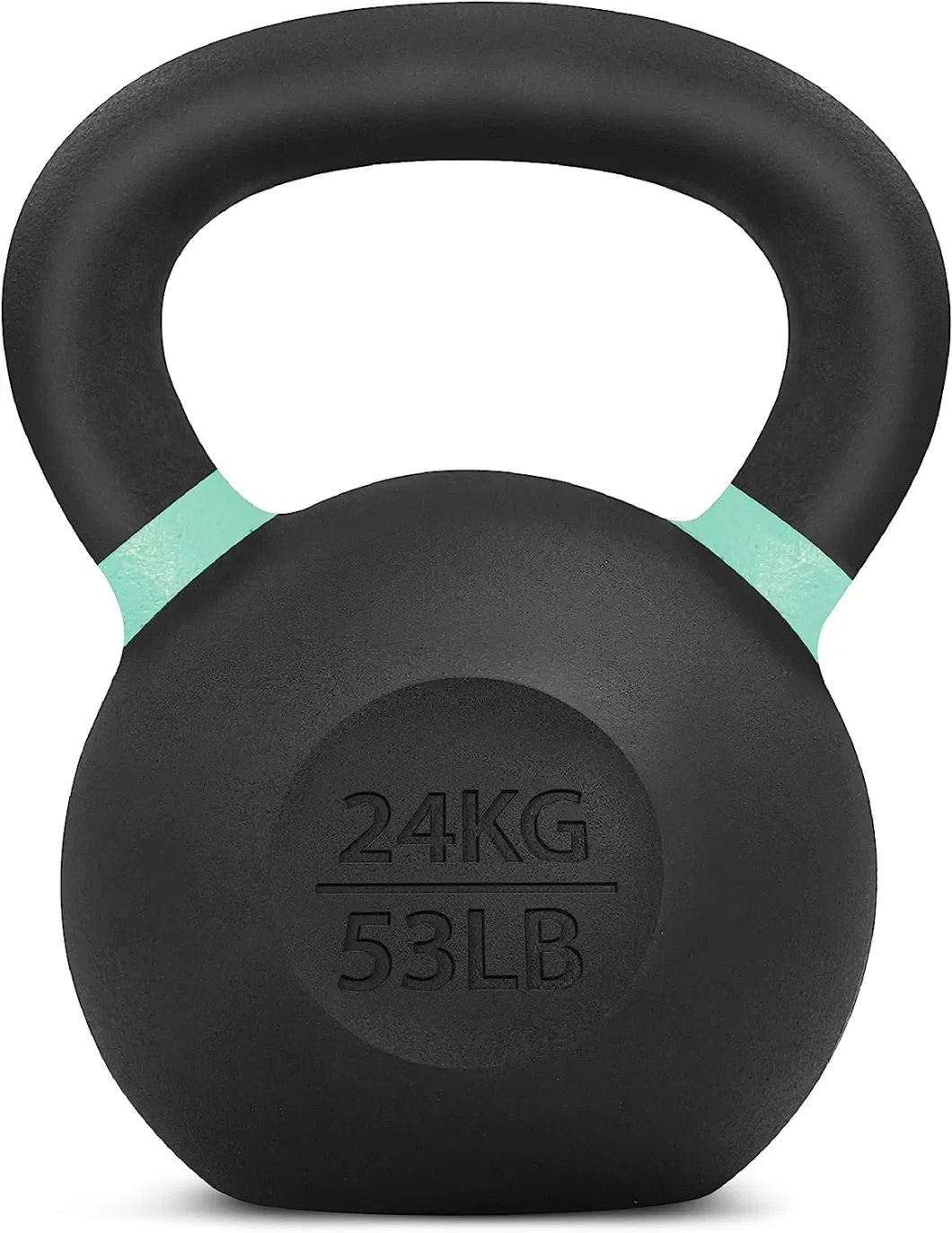 Versatile Sports Equipment Coated Kettlebell Weights with Wide Handles Flat Bottoms Cast Iron Kettlebells