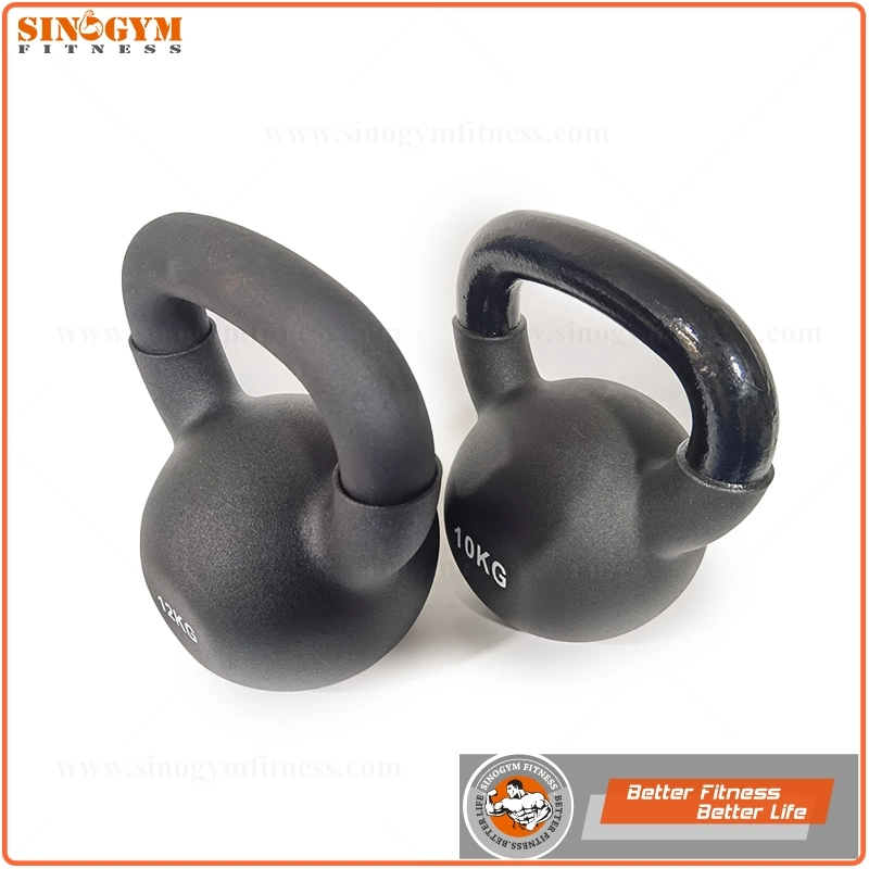 Powder Coated Grip Neoprene Body Cast Iron Kettlebell