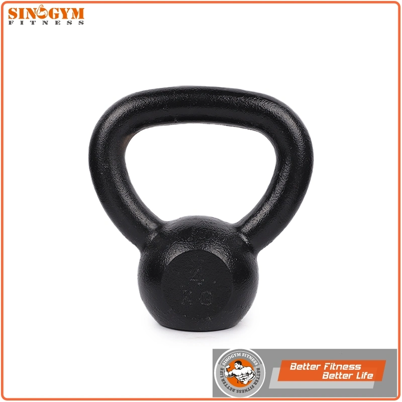 Painted Cast Iron Strength Training Kettlebell