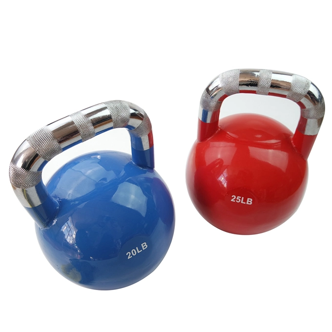 Colored Power Training Steel Competition Kettlebell