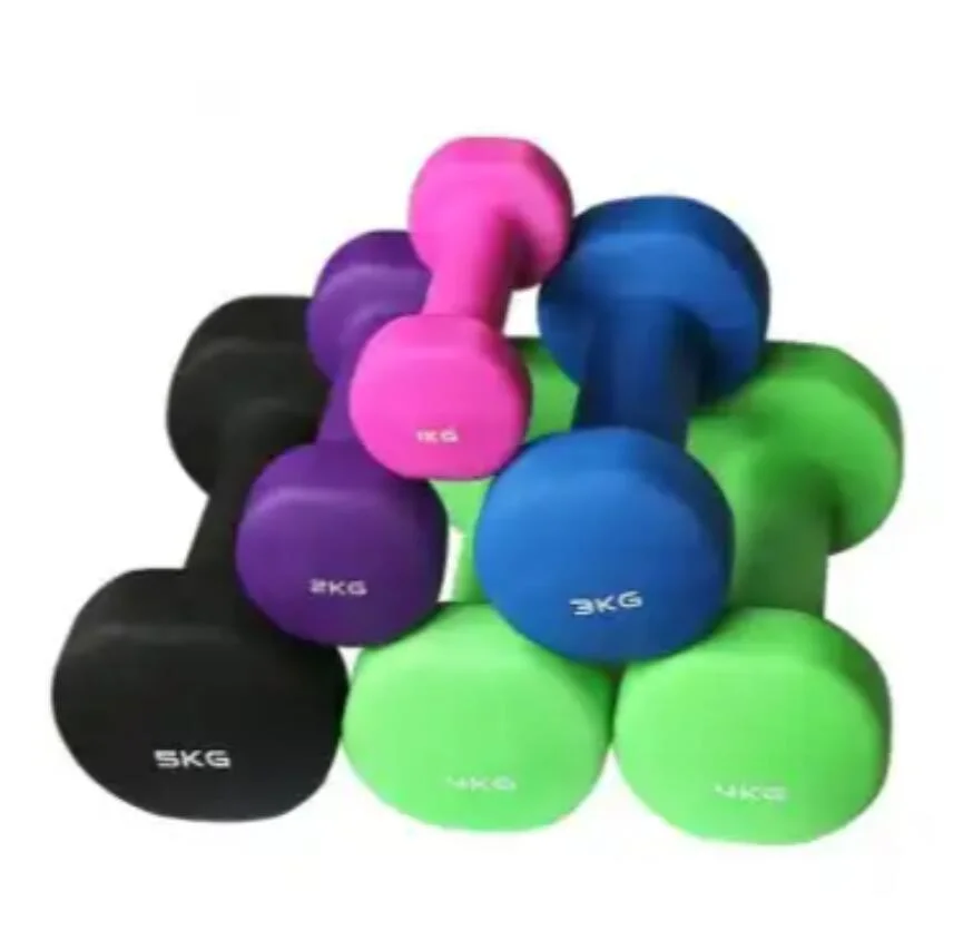 Fitness Equipment Neoprene Dumbbell Set Used for Indoor or Outdoor Gym