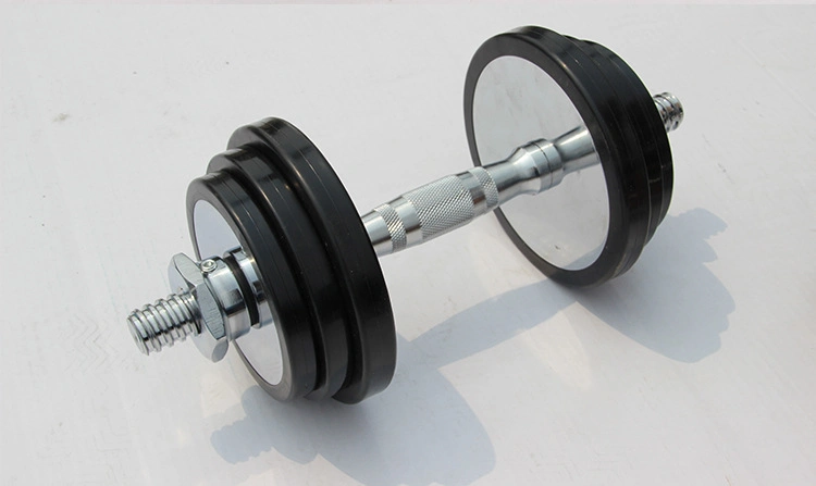 Gym Changeable Adjustable Weights Complete Fitness Rubber Barbell Dumbbell Sets