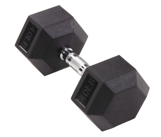 Wholesale Hex Rubber Cast Iron Dumbbell Weight in Lb for Gym or Home