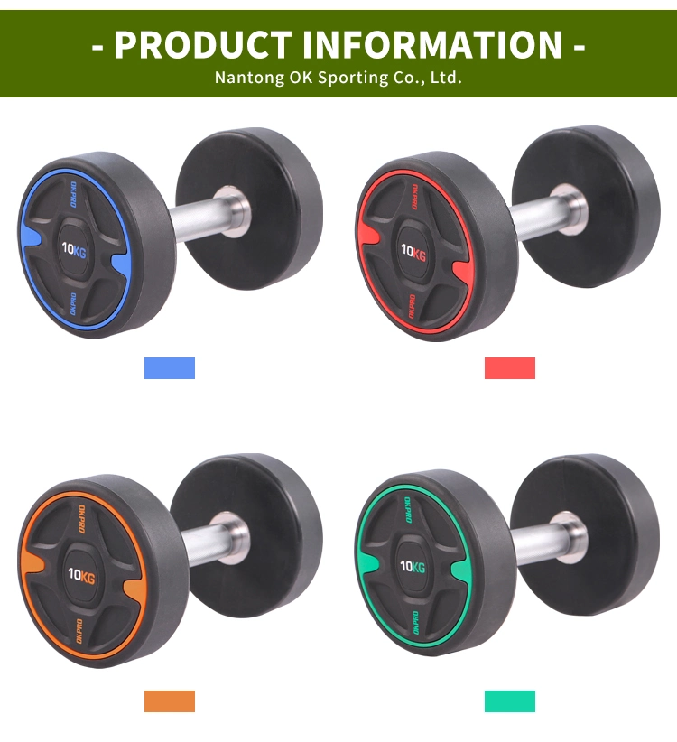 Wholesale Price Home Gym Fitness Equipment PU Dumbbell