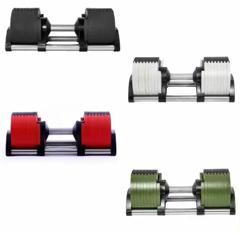 Hot Sale Exercise/High Quality Adjustable/Weight Lifting Rubber Fitness Dumbbell