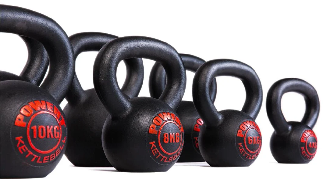 Gym &Home Powder Coated Cast Iron Kettlebell with Customized Logo
