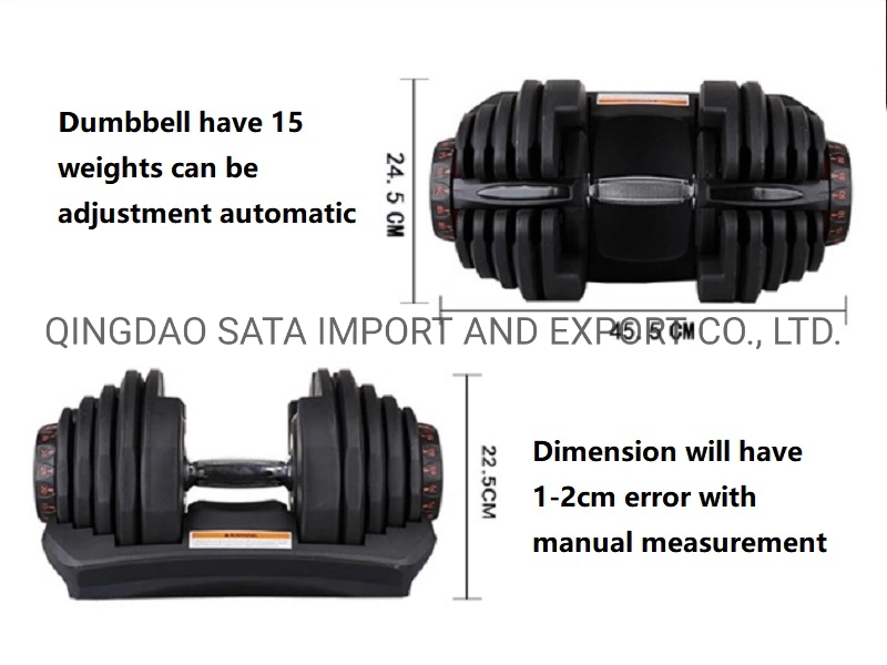 Adjustable Dumbbell Sets 10-50kg Multiweight Dumbbell with Anti-Slip Nylon Handle