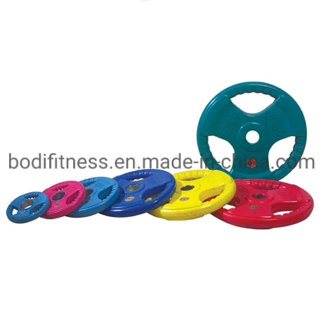 Gym Dumbbell Equipments Weight Lifting Plates Color Rubber Plate