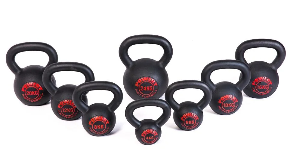 Gym &Home Powder Coated Cast Iron Kettlebell with Customized Logo