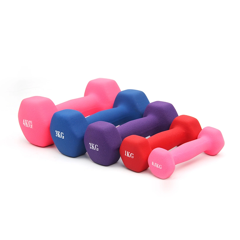 Waterproof Colorful Woman Macaron Dumbbells for Sale