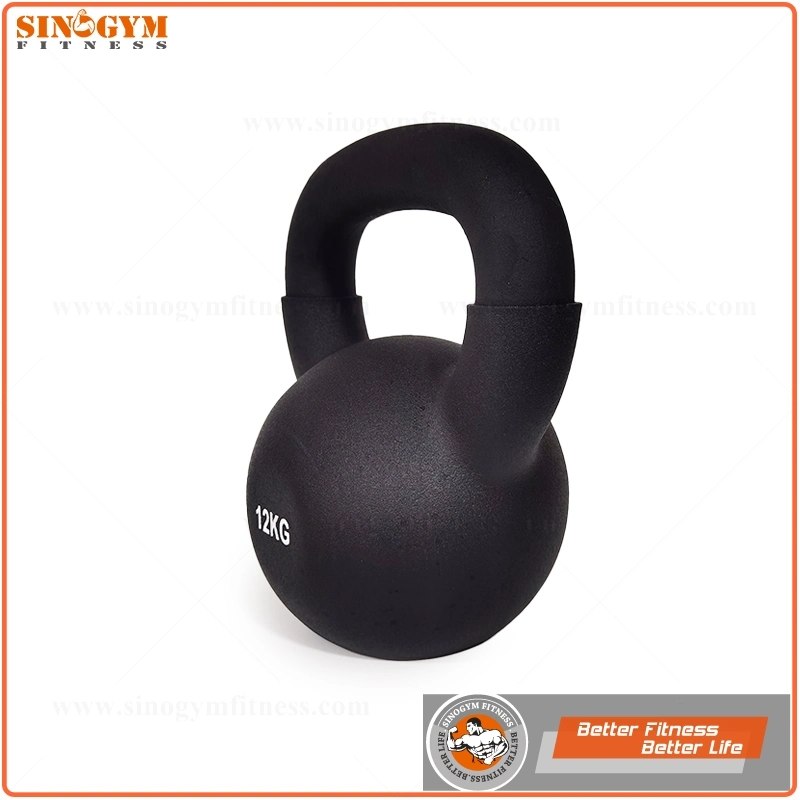 Powder Coated Grip Neoprene Body Cast Iron Kettlebell