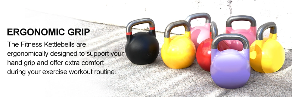 Competition Kettlebell Professional Grade Kettlebell for Fitness Weightlifting Core Training