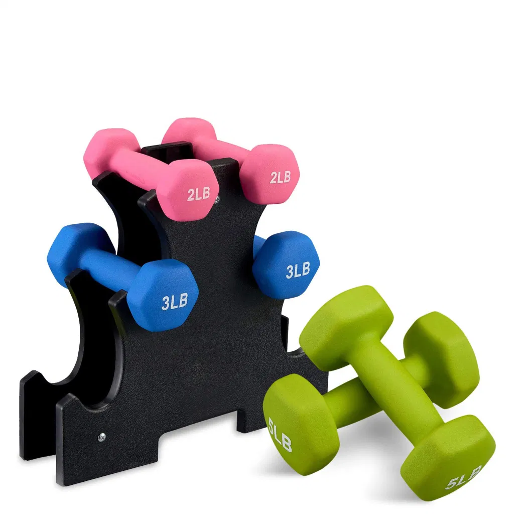 9 Kg Dumbbell Price Portable Colorful Rubber Hex Dumbbells Gym Fitness Neoprene Dumbbell Sets