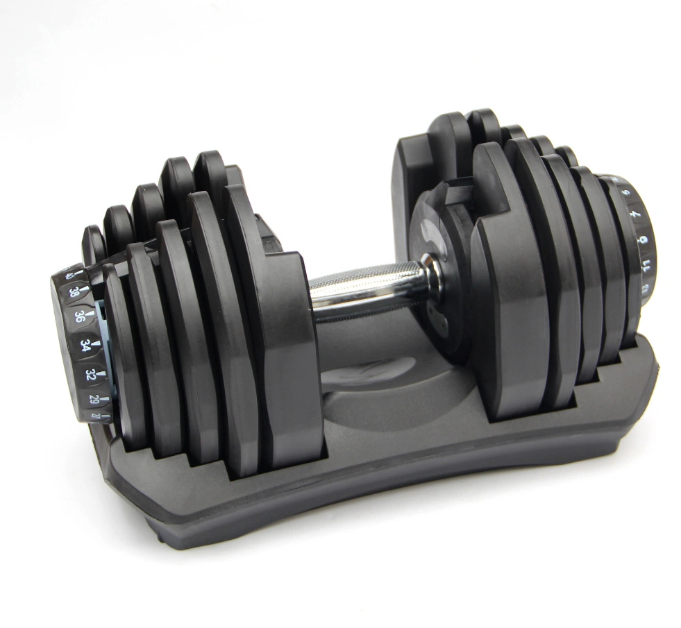Factory Wholesale Fitness Gym Home Adjustable Dumbbell 9 Level 40kg 90lb