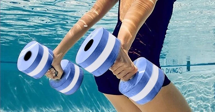 Fitness Water Cheap Floating EVA Dumbbells 1kg China Dumbbells Buy Online