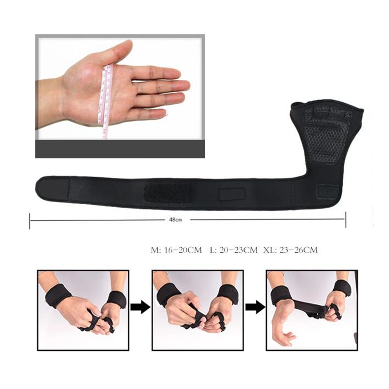 Full Palm Silicone Padding and Extended Wrist Wraps Training Gloves Wyz12850