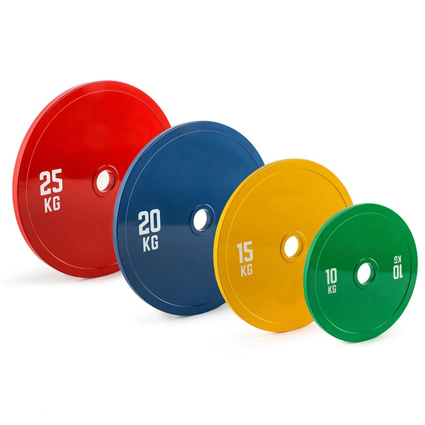 Cast Iron Weight Plate Gym Weightlifting Fitness Economic Training Barbell Disc Competition Bumper Calibrated Dumbbell Barbell Plate