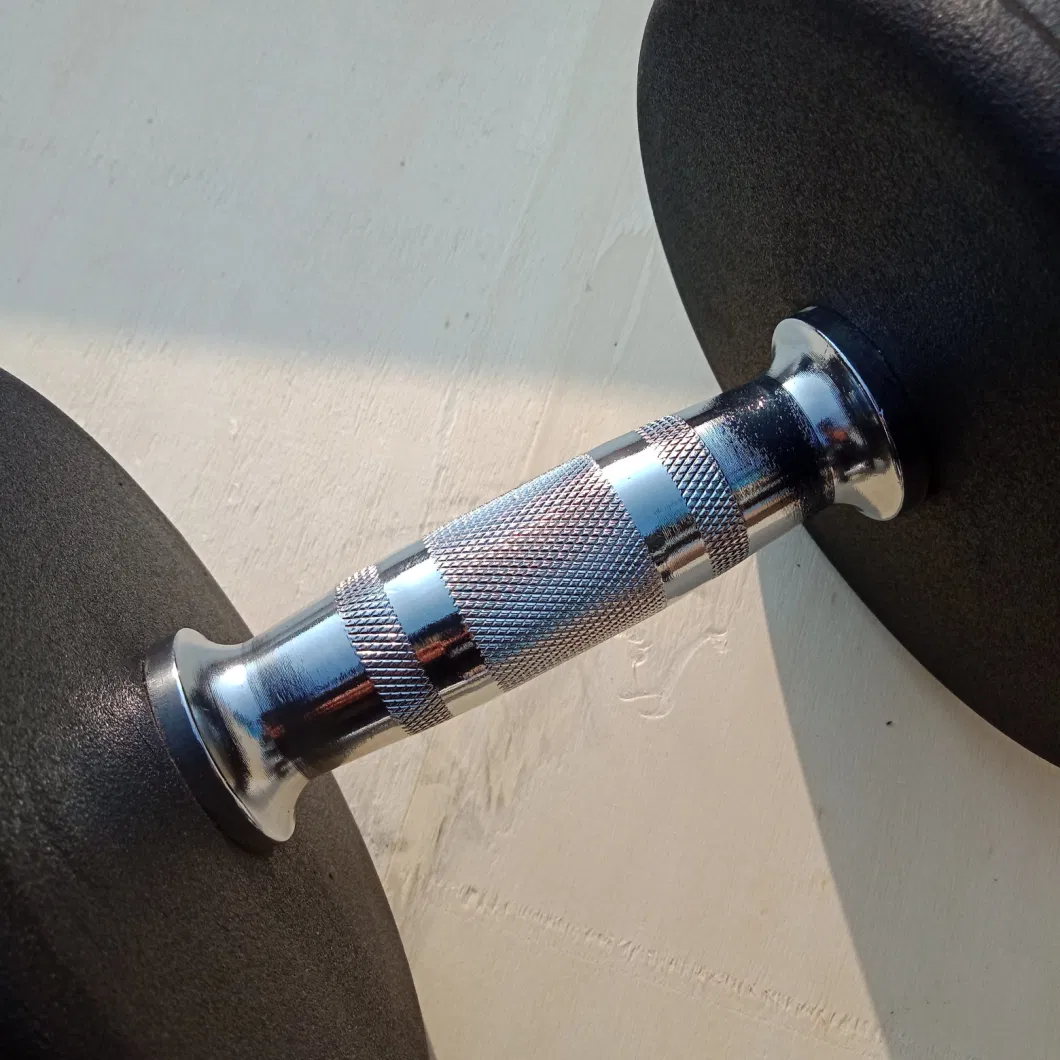 Round 5-100 Lbs Fix Rubber Coated Dumbbells