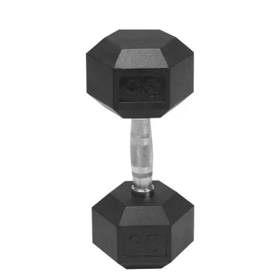  Nuovo prezzo a buon mercato pesi liberi Fitness ghisa esagonale 10kg Set manubri esagonali in gomma con campana
