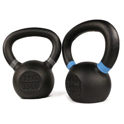  Okpro Gym Fitness peso libero Grip competitivo polvere rivestito Cast Ferro Kettlebell