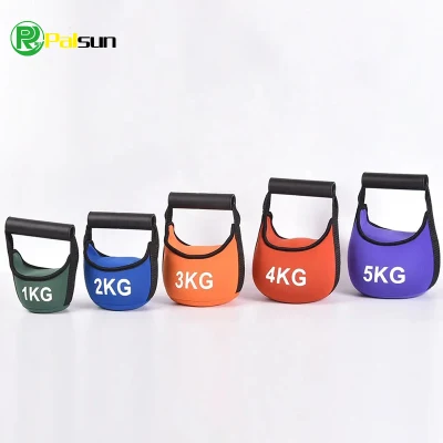  Commercio all&prime;ingrosso Home Gym allenamenti sollevamento pesi Soft Neoprene concorrenza resistenza regolabile Fascia morbida sabbia Kettlebell