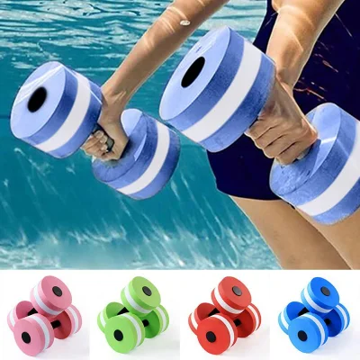  Acqua leggera Dumbbell acqua flessibile swim aerobica EVA Aqua Dumbbells
