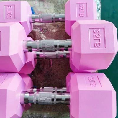  Alta qualità palestra muscolo esercizio sollevamento pesi DUBKL 2.5kg-15kg esagonale Campana in gomma