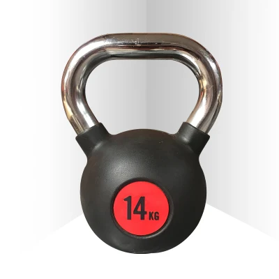  Palestra attrezzatura fitness per uomo &amp; Donna gomma rivestito concorrenza Set pesi per kettlebell