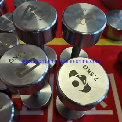  Logo personalizzato 2.5kg 80kg Home commerciale Dumbbells in acciaio inox