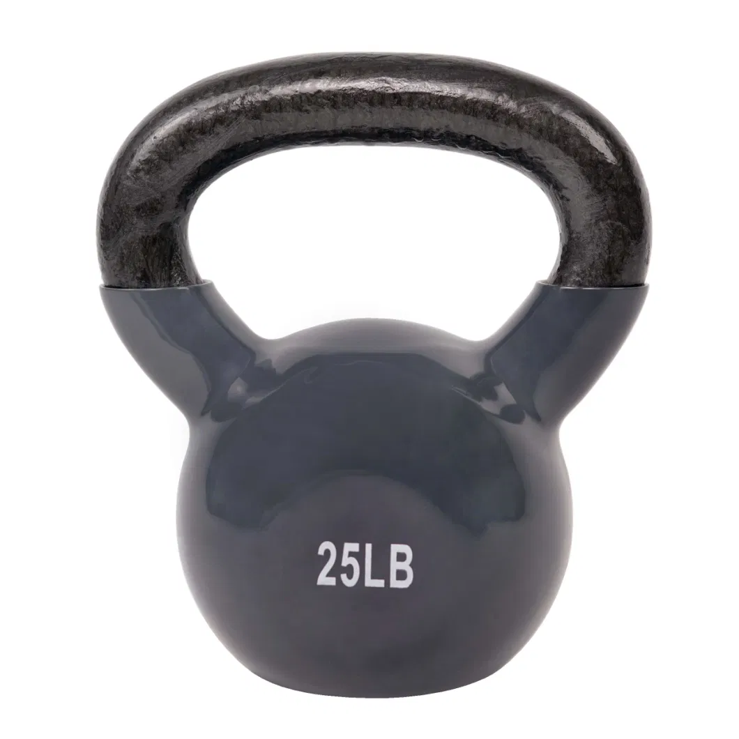 Sunny Health Fitness Vinyl for Strength Weight Training Available Coated Kettlebell