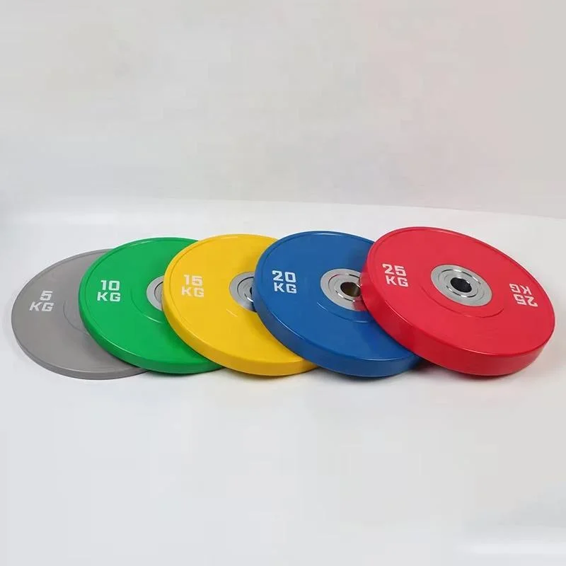 Home Gym Lifting Training Rubber Dodecagon 12- Side Weight Barbell Dumbbell Plates