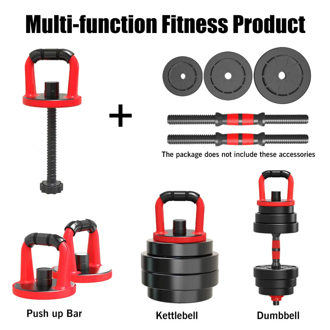 Home Gym Fitness Cement 10-40kg Adjustable Barbell Dumbbell Set Weight Lifting Free Weight