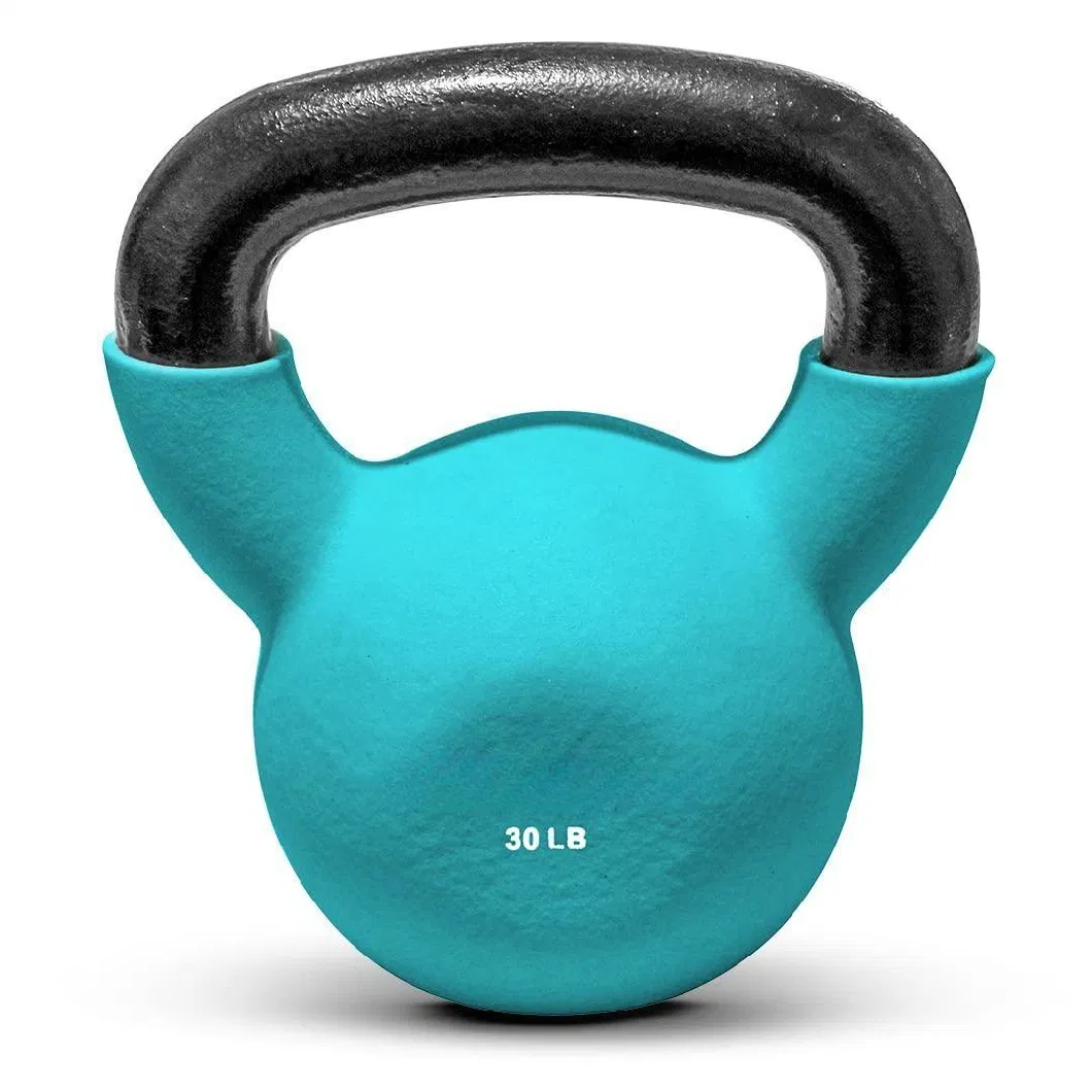 Kettlebell Fitness Iron Weights with Neoprene Coating Around The Bottom Kettlebell