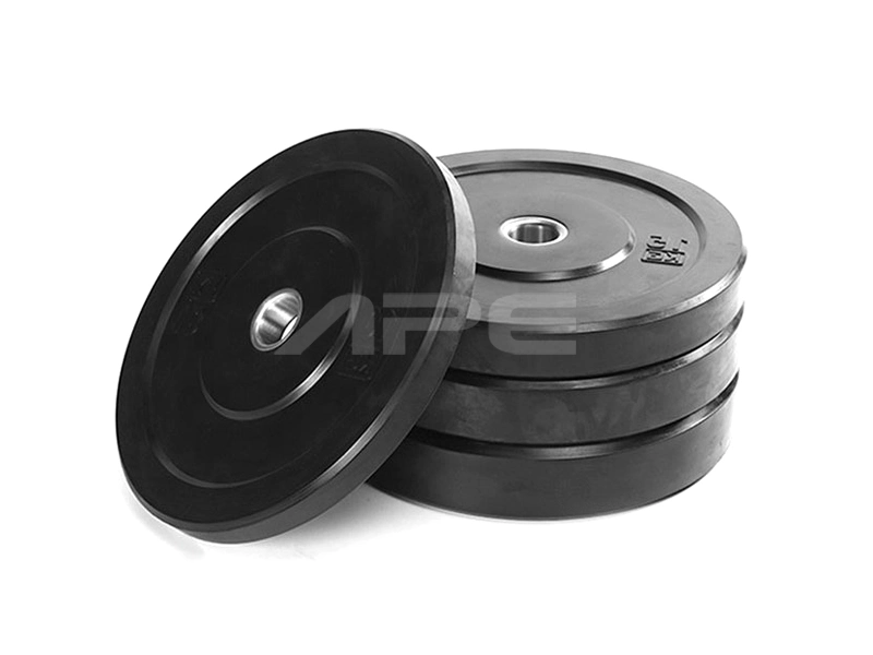 Gym Training Weight Dumper Plates Plastic Rubber Coated Eco Friendly Fitness Barbell and Dumbbell Weight Lifting Barbell Plate