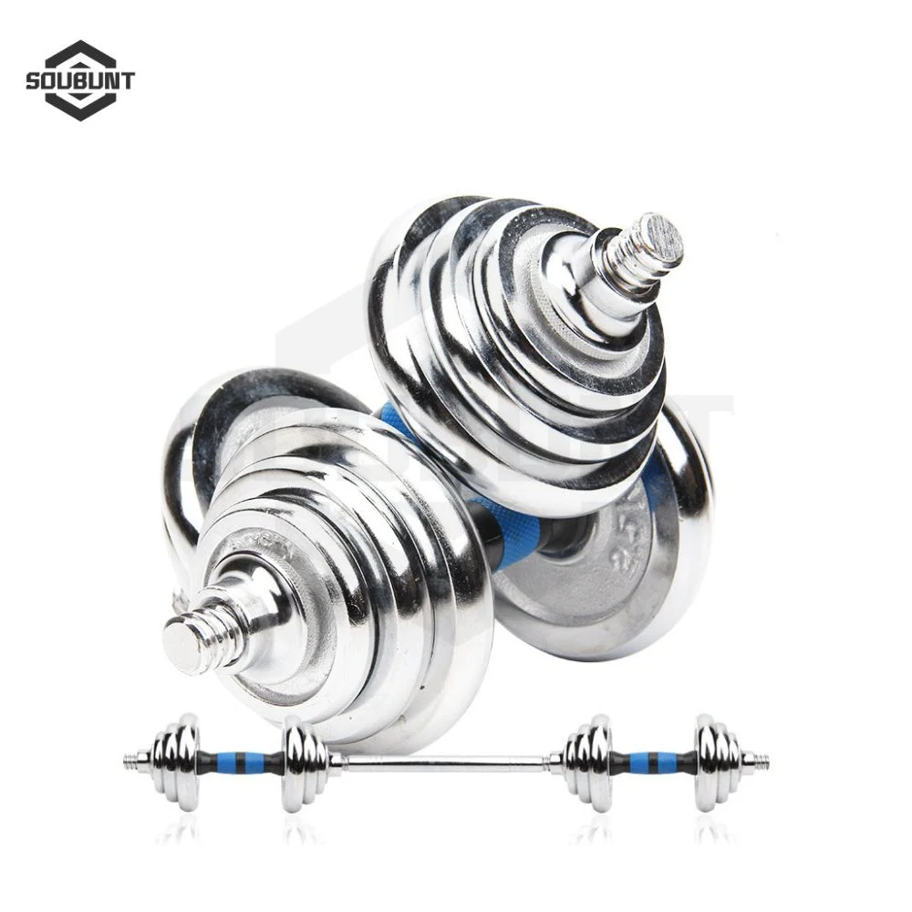 Adjustable Electroplated Dumbbell Set with Weight Options