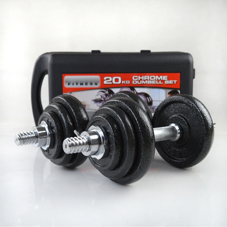 Manufacturers Price Commercial Iron Popular Adjustable 15kg/20kg Hand Weights Dumbbell Set