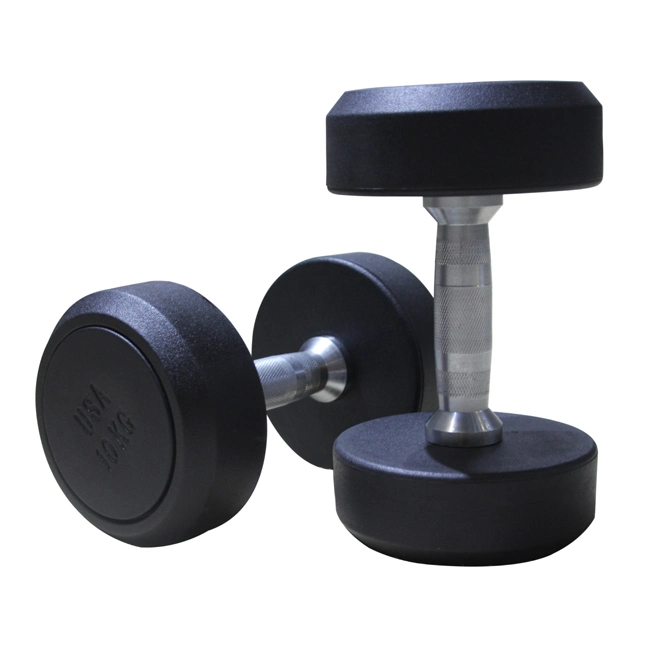 Realleader Gym Equipments Rubber Dumbbell Set