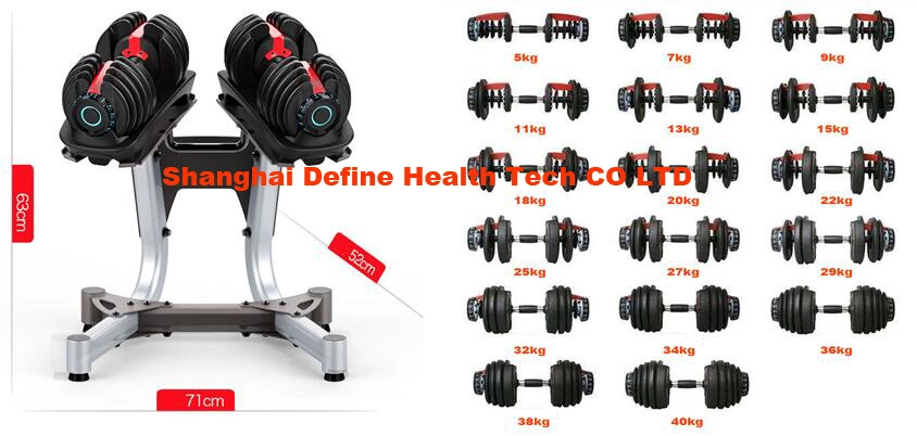 Free weight &amp; accessories,adjustable dumbbell &amp; racks,home fitness,Commercial Adjustable Dumbbell-DHD-018