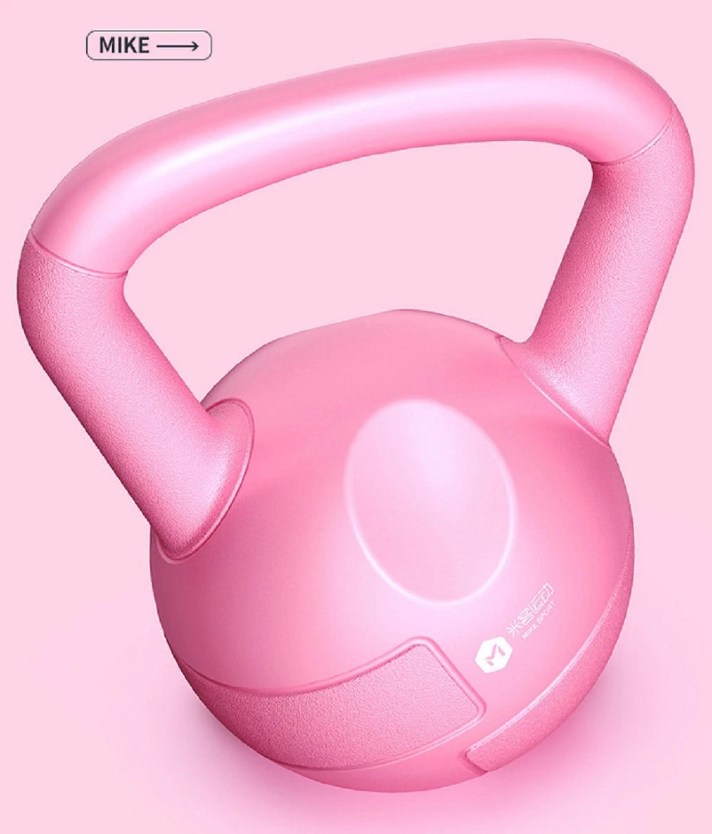 Adjustable Candy Colored Cement Kettlebell Strength Training Solid Iron Kettle Ball Exercise Handle Grip Kettlebells Weights Bl18360