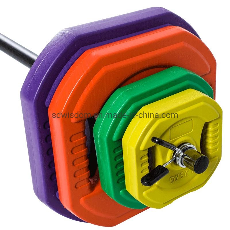 Good Quality Fashion Style Deadlift Fitness Barbell Bar Lock-Jaw Collar Fixed Barbell Plates for Professional Gym Club