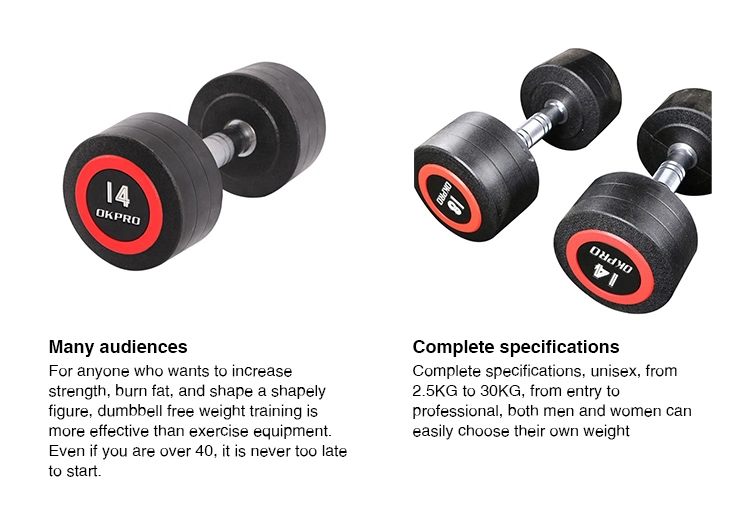 Factory Supplier Dumbbell Set Gym PU Dumbbell