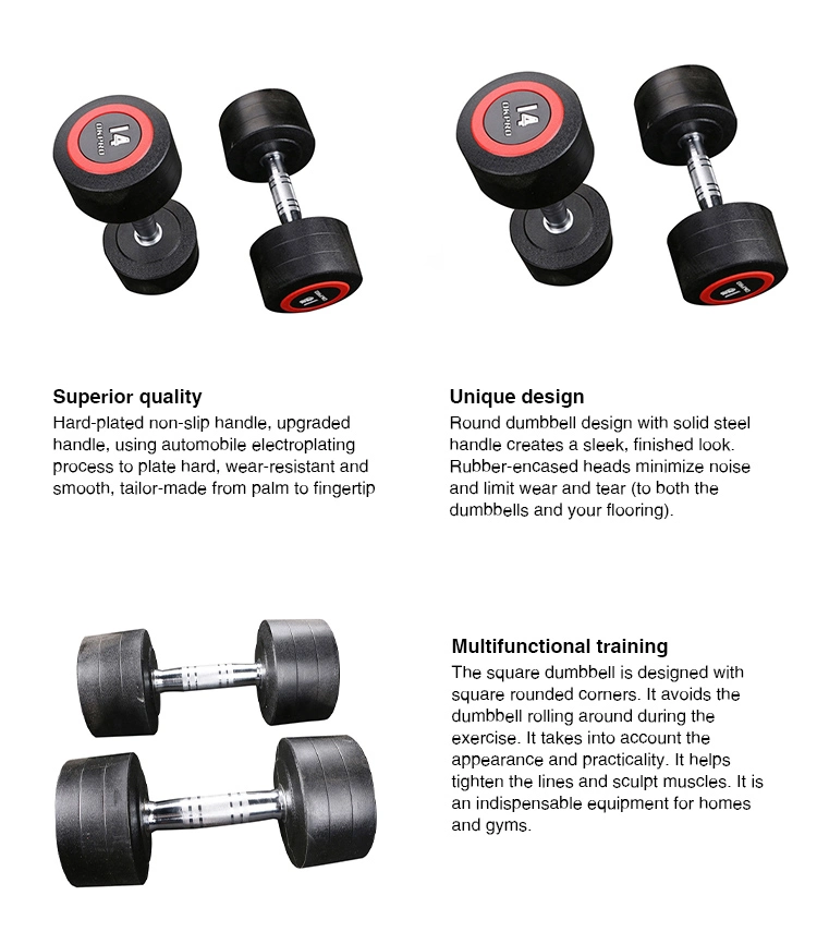 Factory Supplier Dumbbell Set Gym PU Dumbbell