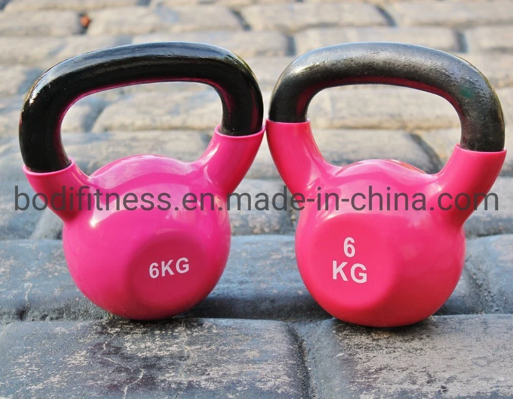 Factory Wholesale Kettlebell Dumbbell Family Fitness Equipment Gym Professional Fitness Vinyle Kettlebell