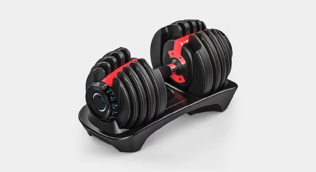 Fitness Room Adjustable Cast Iron Weights Dumbbell with Storage Box
