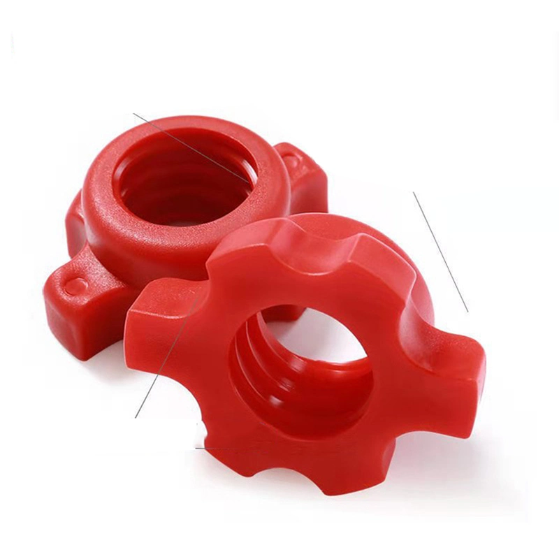 Environmentally Friendly 2 PCS Adjustable Dumbbell Bar Clamps Hexagonal Nut Buckle Sub-Bell Connection Dumbbell Twist Screw Wyz20145